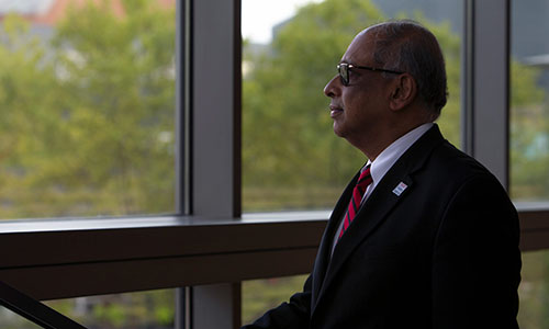 UC President Neville Pinto