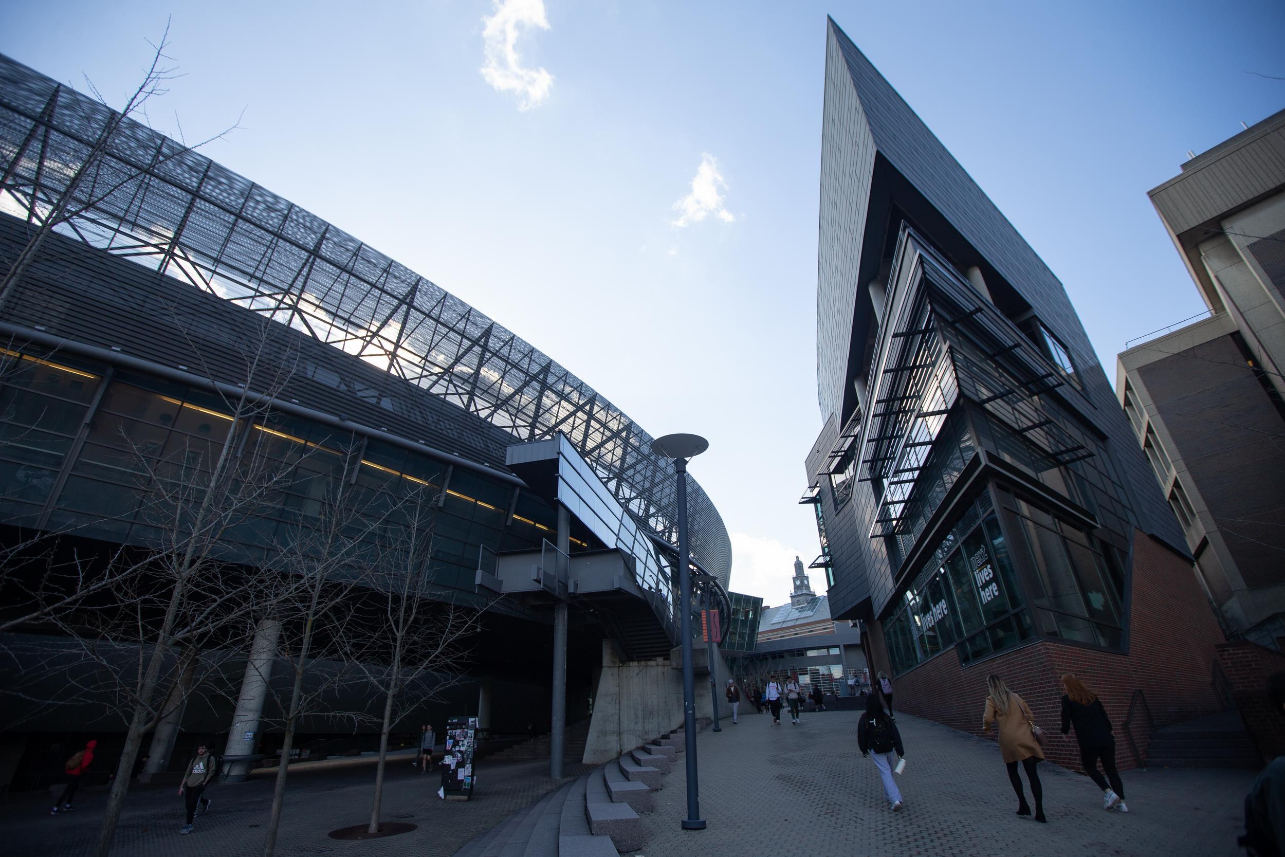A shot of UC campus's Main Street