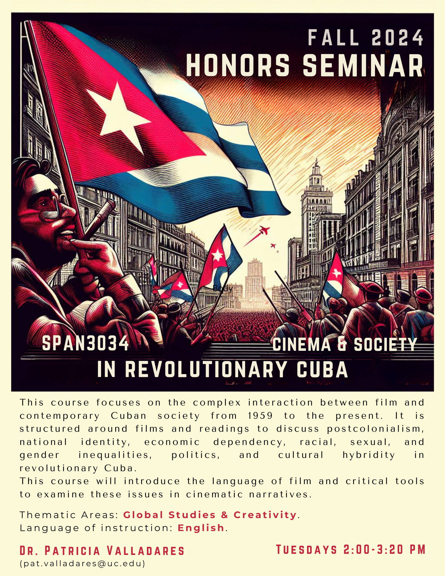 SPAN3034 Cine & Society in Revolutionary Cuba_Flyer - 1