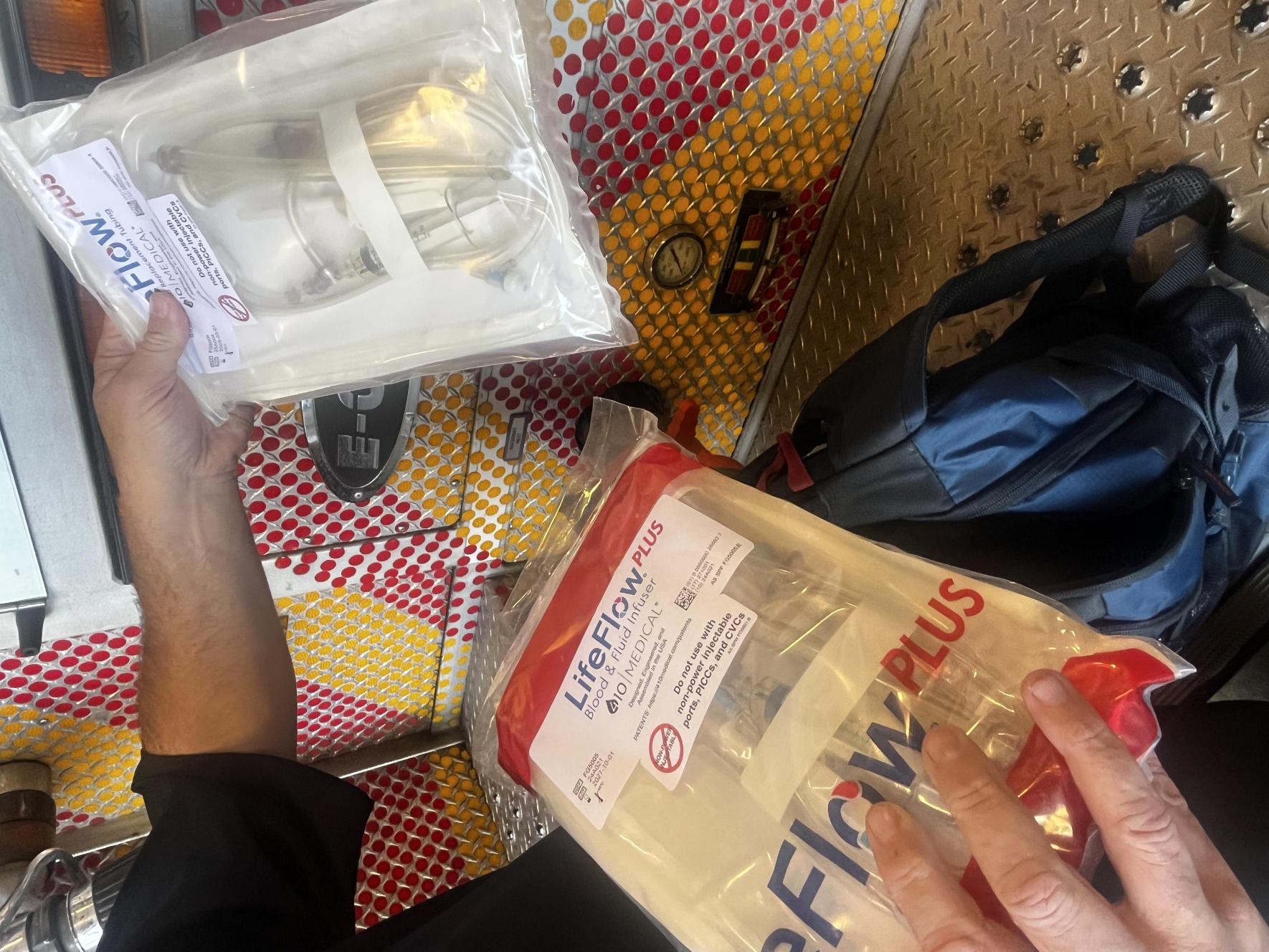 blood bags for EMS