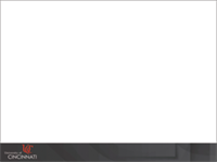 Image of blank template page with black UC branded banner at bottom