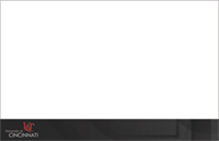 Image of blank template page with black UC branding top