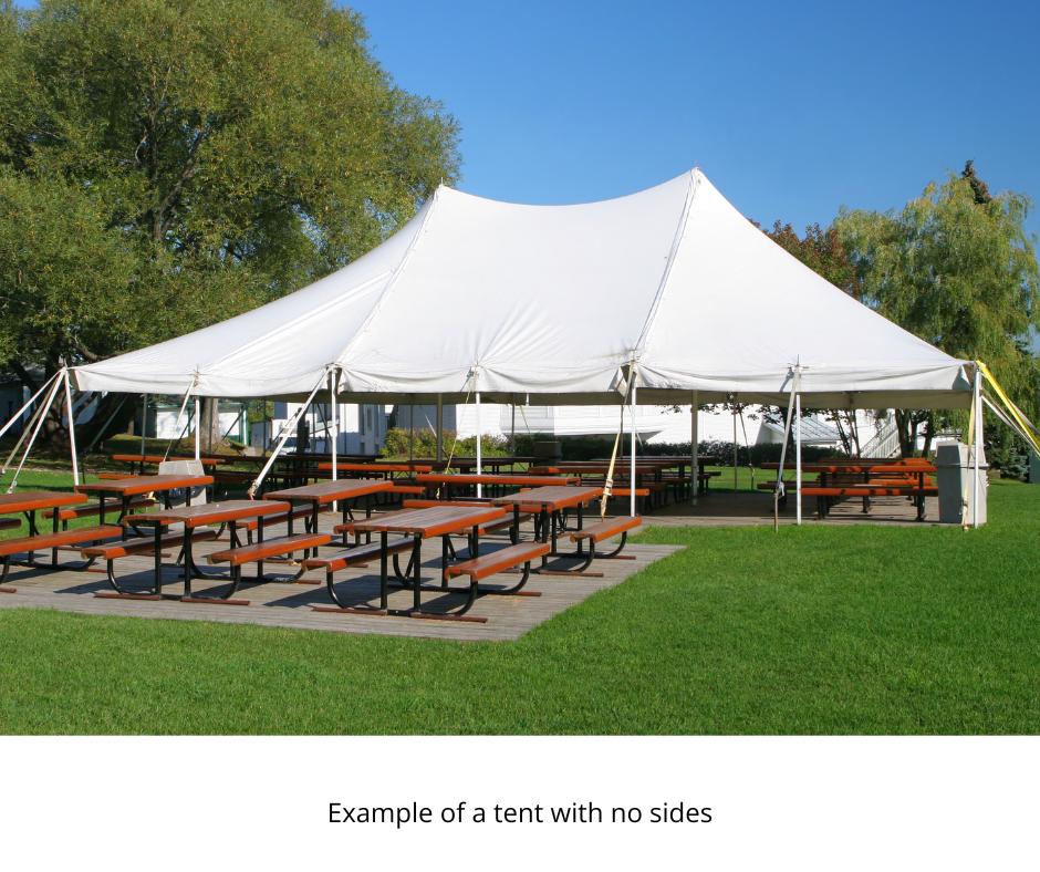 Tent no sides - 1