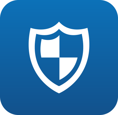 The Rave Guardian logo is a blue shield.