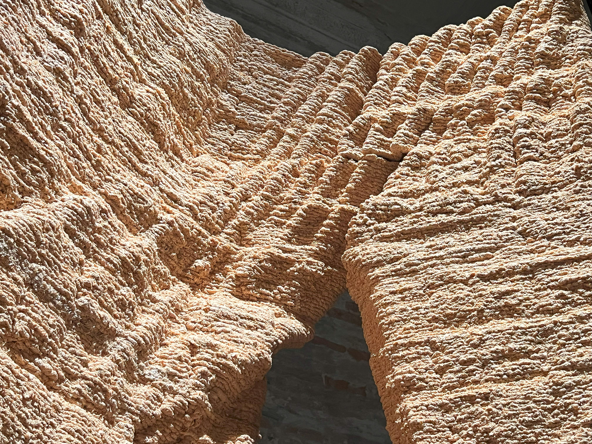 detailed view of wood printing