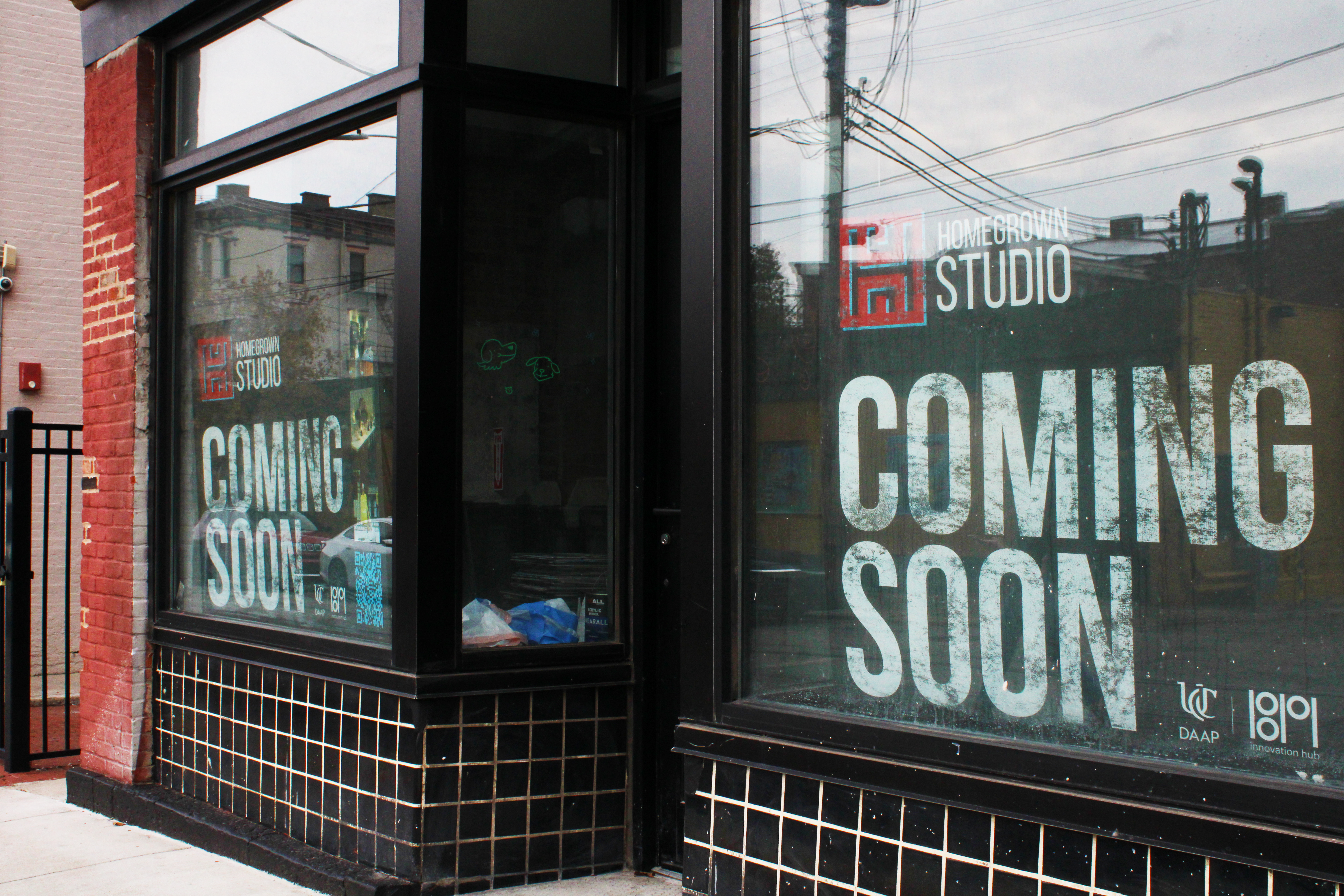 Photo of new store front of ADAAPT prior to its opening.