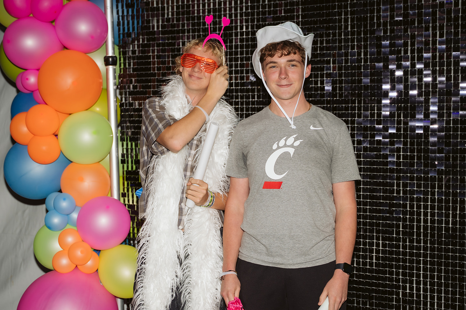 UC students enjoy the photo booth