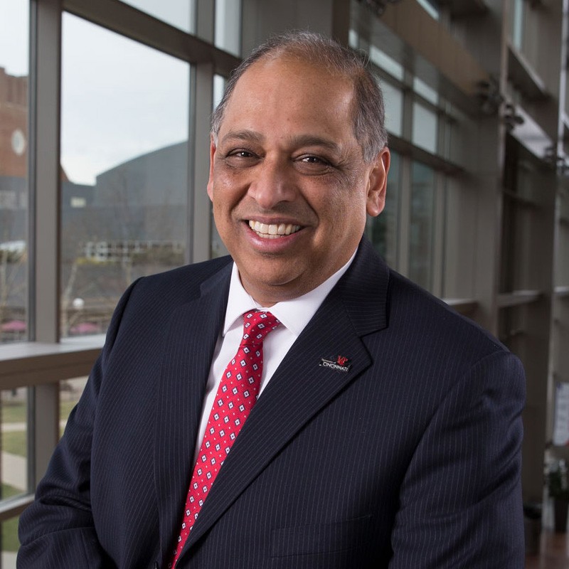University of Cincinnati President Neville Pinto