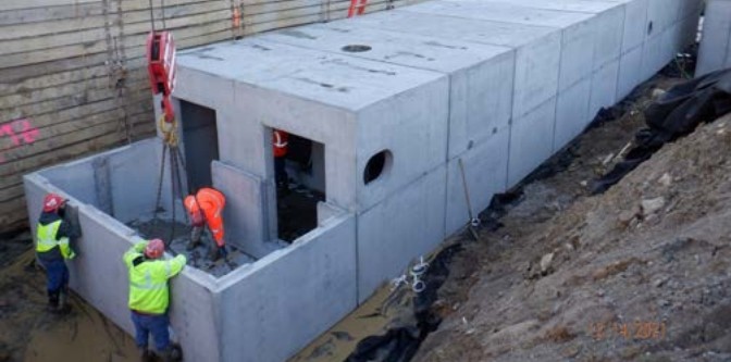 Stormwater Detention Tank at Clifton Court Hall