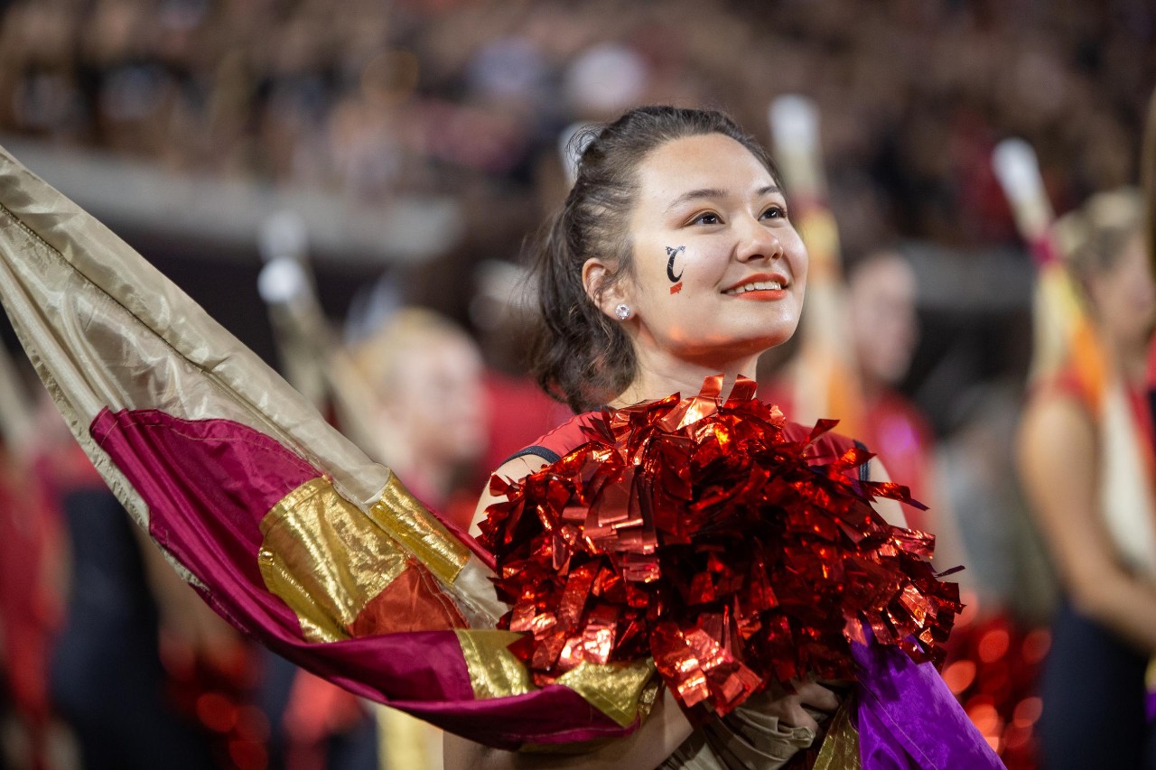 Stock, Spirit, Ethnic, Happy
The football team defeated UCLA at Nippert Stadium.