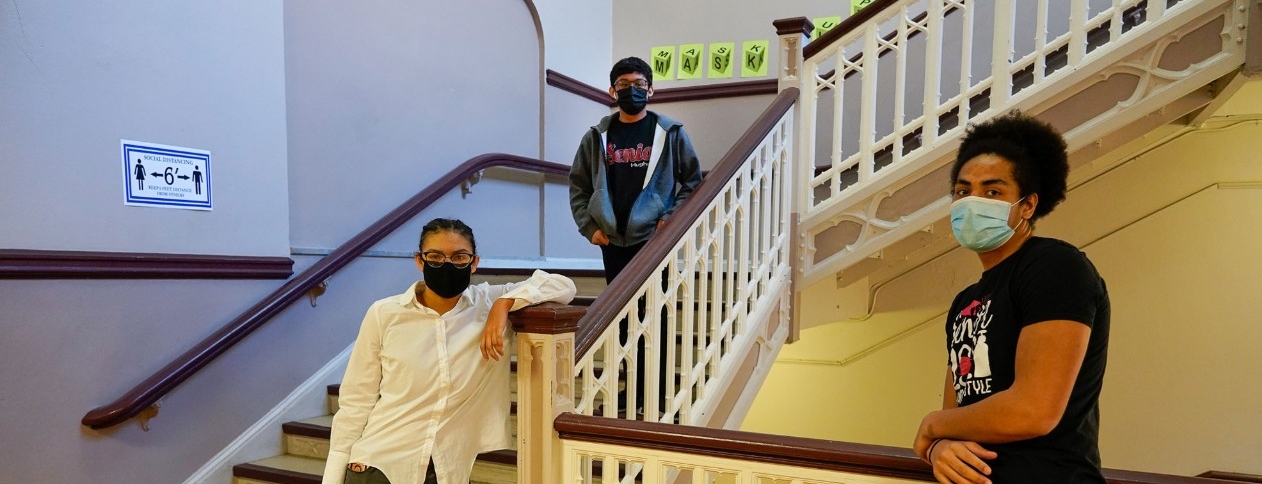 Students from Hughes Winter Internship