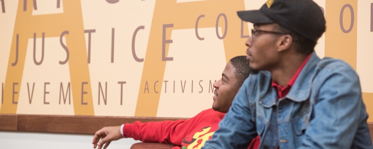 Students in the AACRC Student Lounge