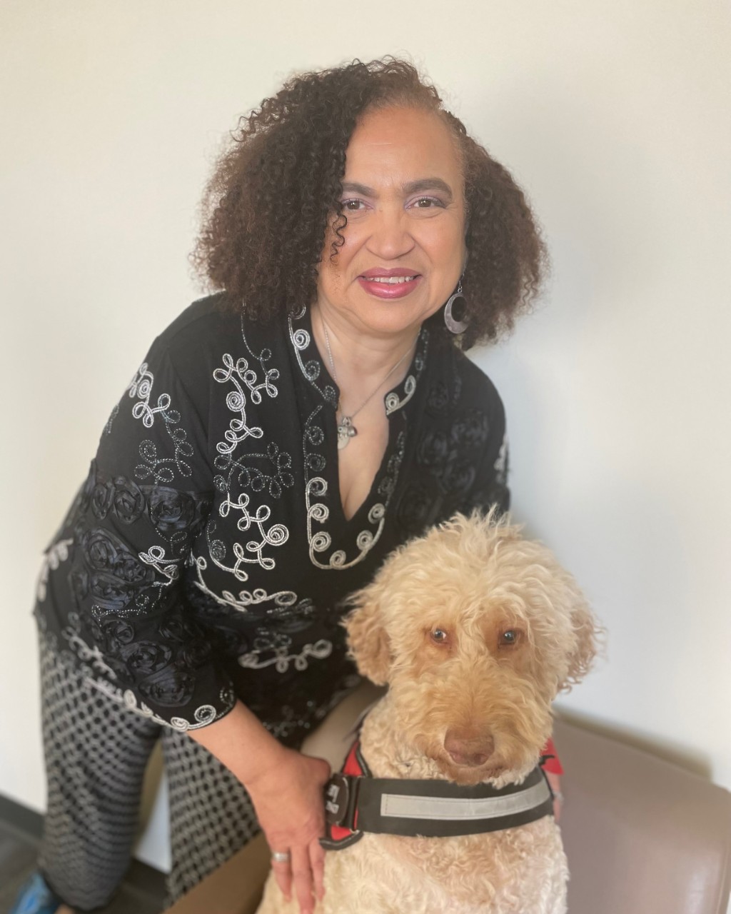 Kristina with her dog Sammy