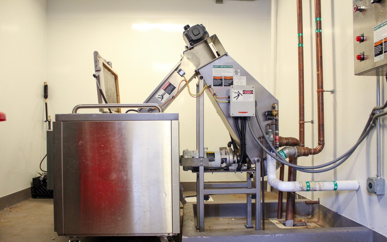 An industrial size food dehydrator. 