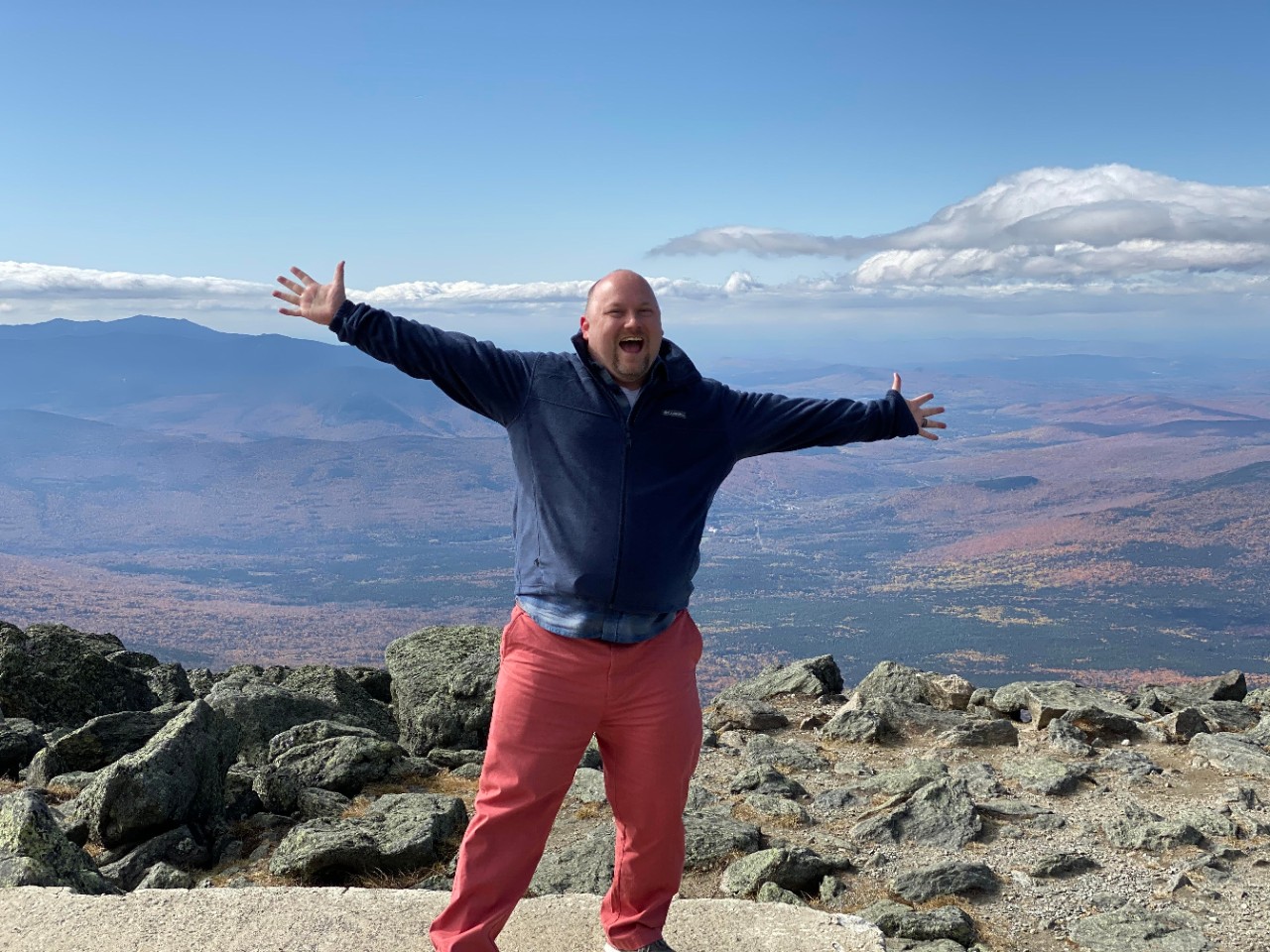 Jason at Mount Washington