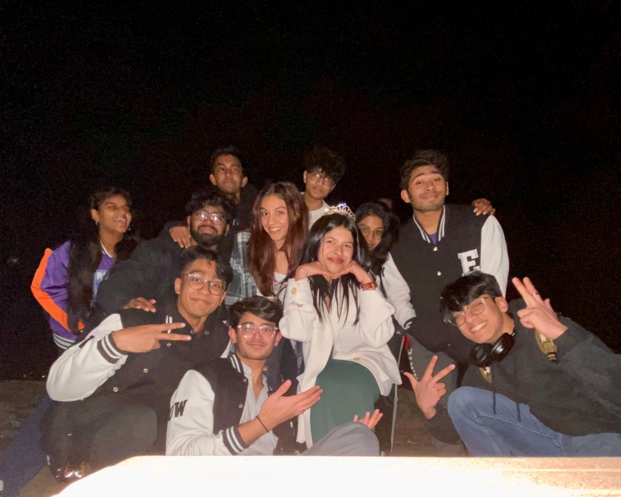 Aayush Kumar with friends