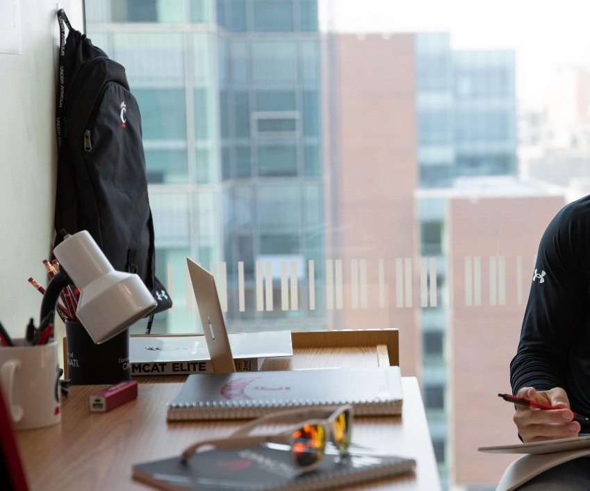 Behind the scenes of the filming of The College Tour tv show. Carlo Bronzie segment, with friends in and around Morgens Hall.