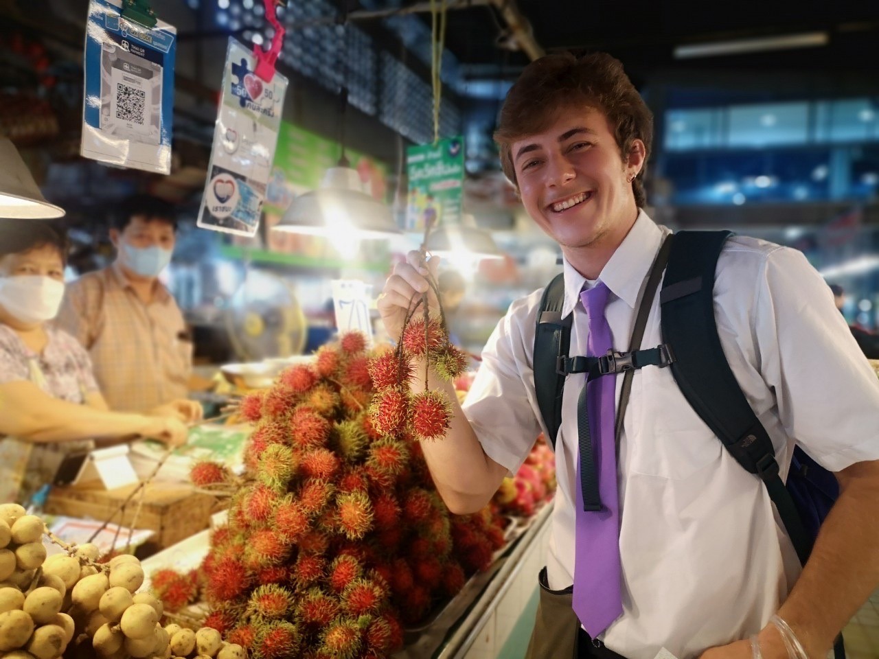 Sam Pogue in Thailand.