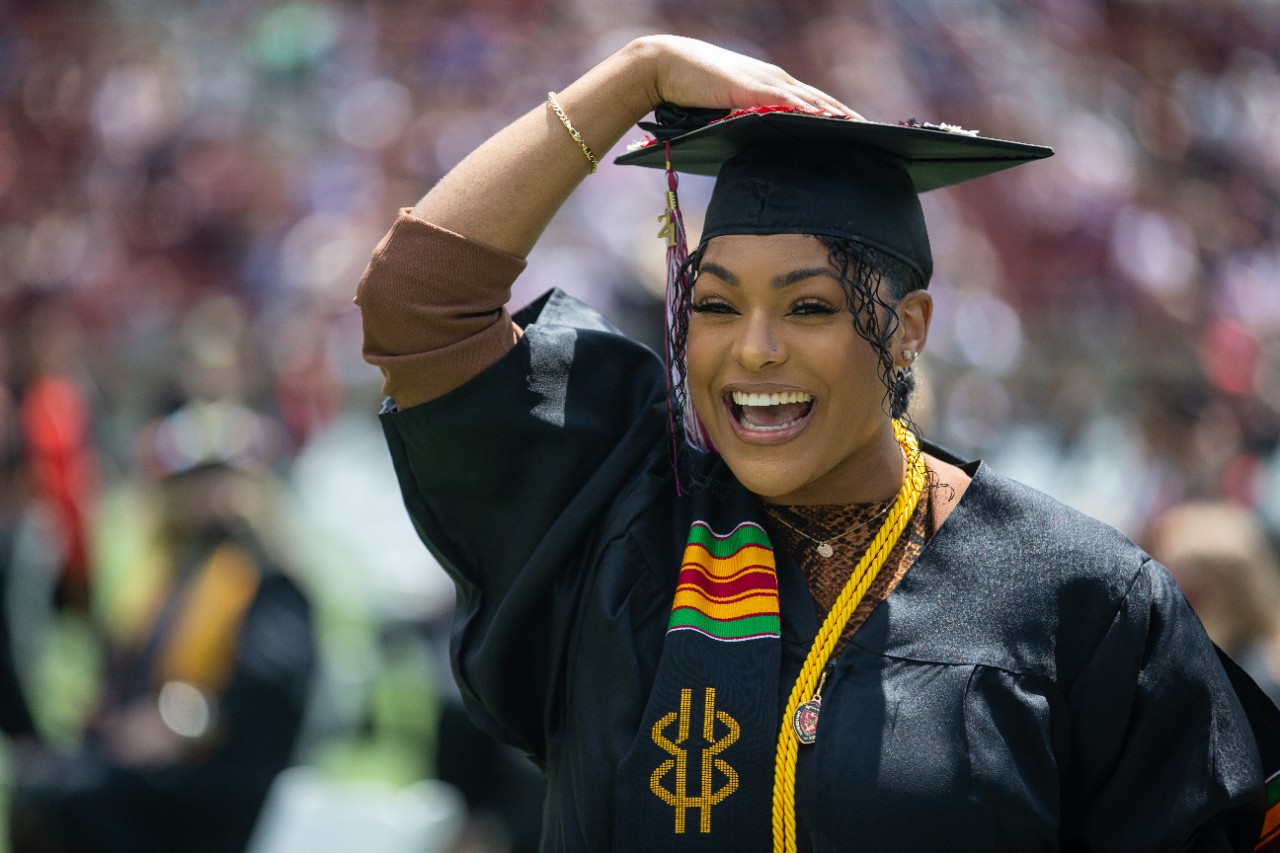 The 2021 University of Cincinnati Spring Commencement, 1st ceremony.