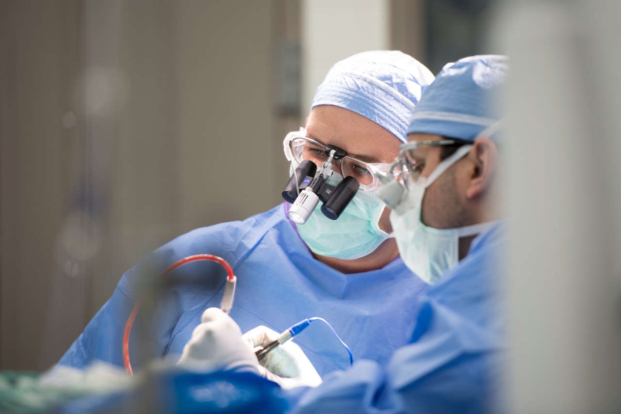 Nicholas Marko, MD, in surgery 