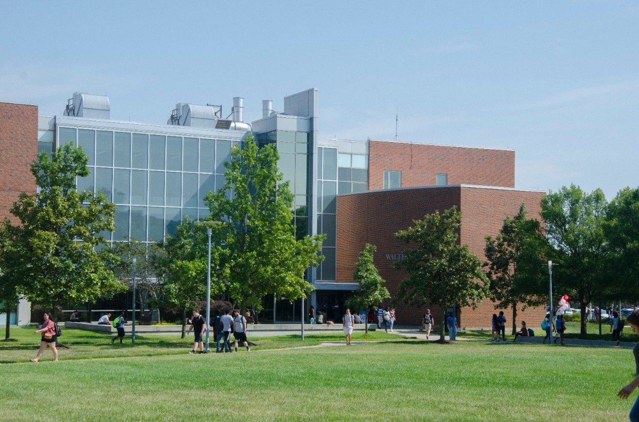 Exterior of Walters Hall on the UC Blue Ash campus