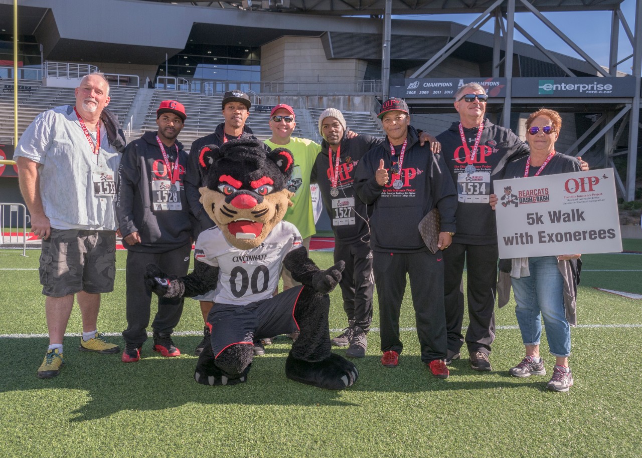 oip exonerees with the Bearcat