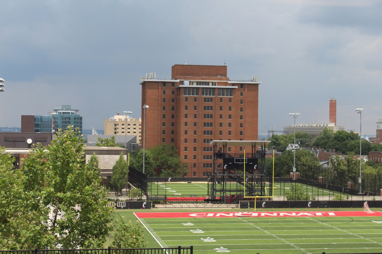 Stormy skies above UC