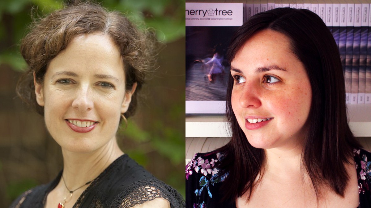 Author Katy Didden and poet Lindsay Lusby