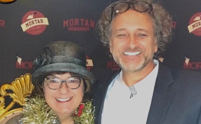 Kelly and David at one of the many local events they attend