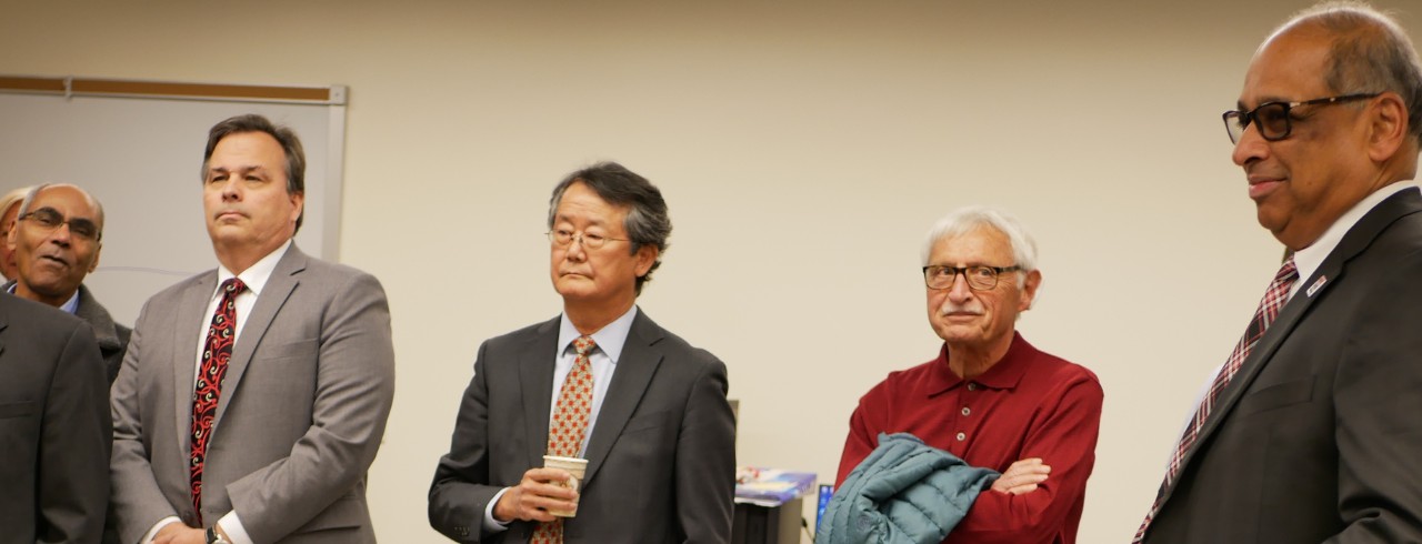 Guests remember Professor Ghia at lab naming event
