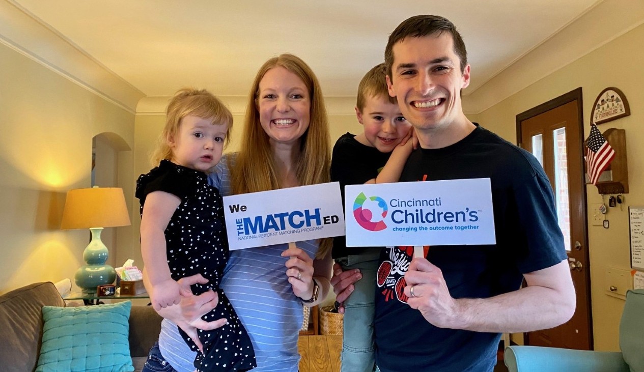 Andrew Furthmiller with his family 