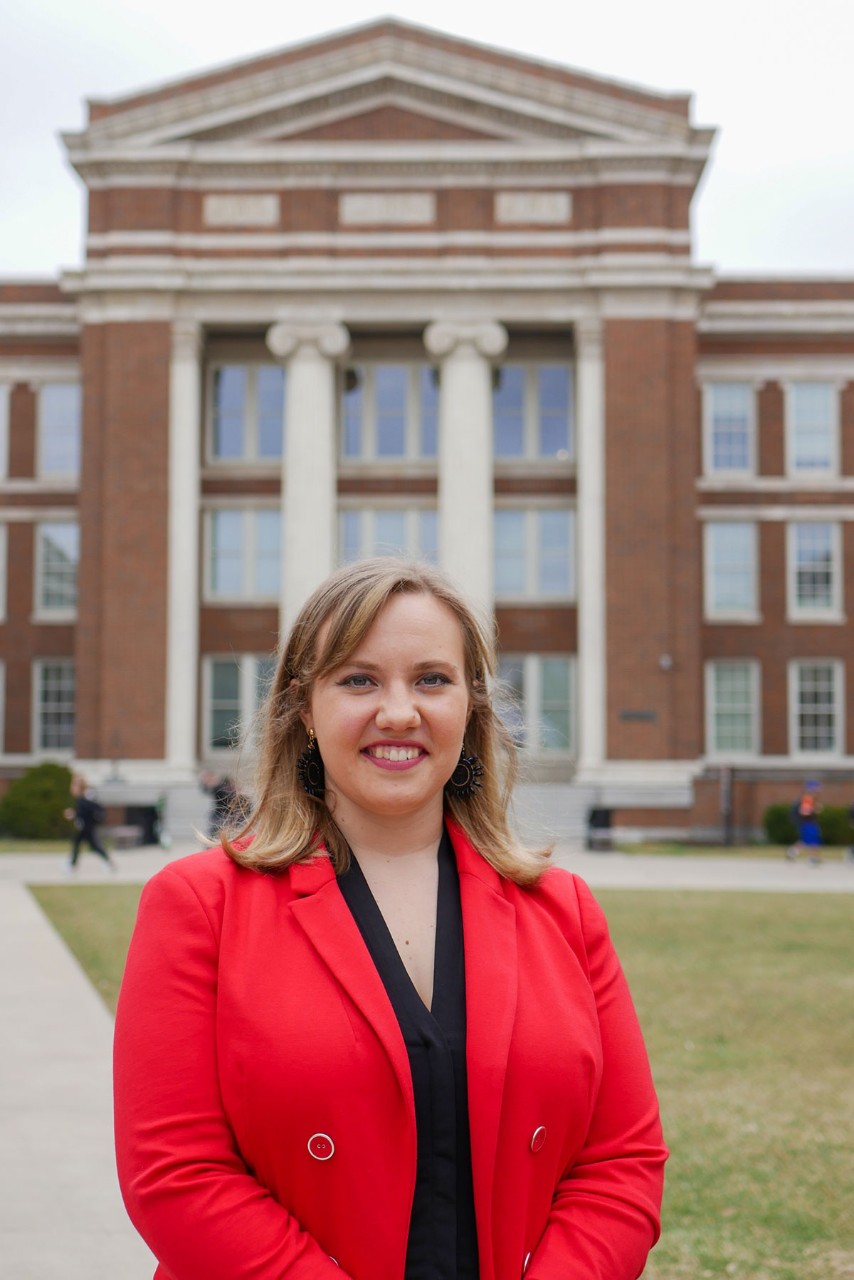 Jordan Perrin on campus