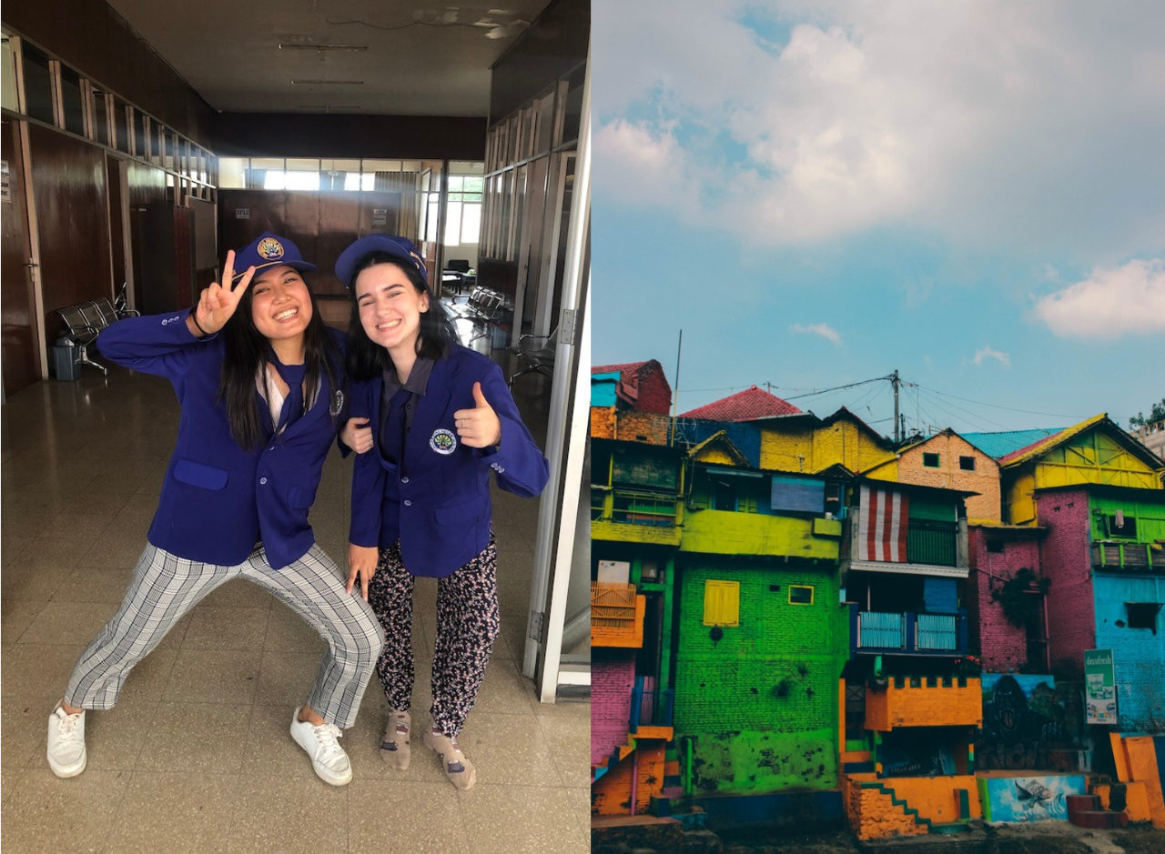 Julia James in Indonesia