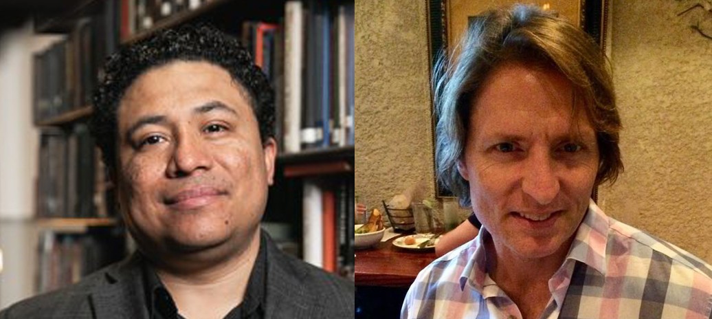 Poets Manuel Iris and Joel Peckham