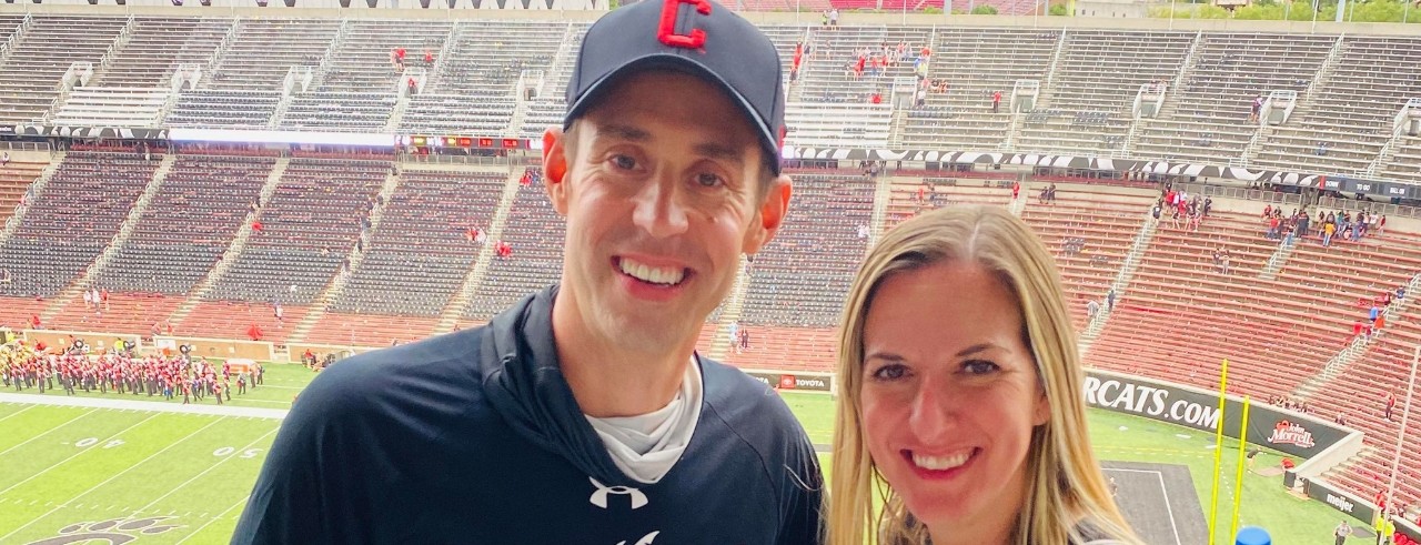 LTC Jeffrey Keenan (Bus ’04) and Stephanie Keenan (CAHS ’04, ’06) 
