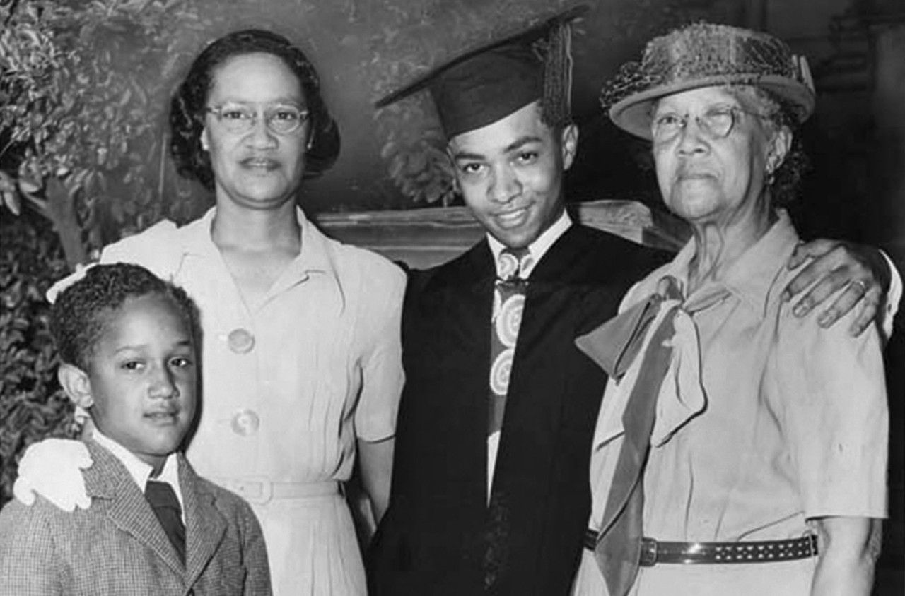 Darwin T. Turner with family