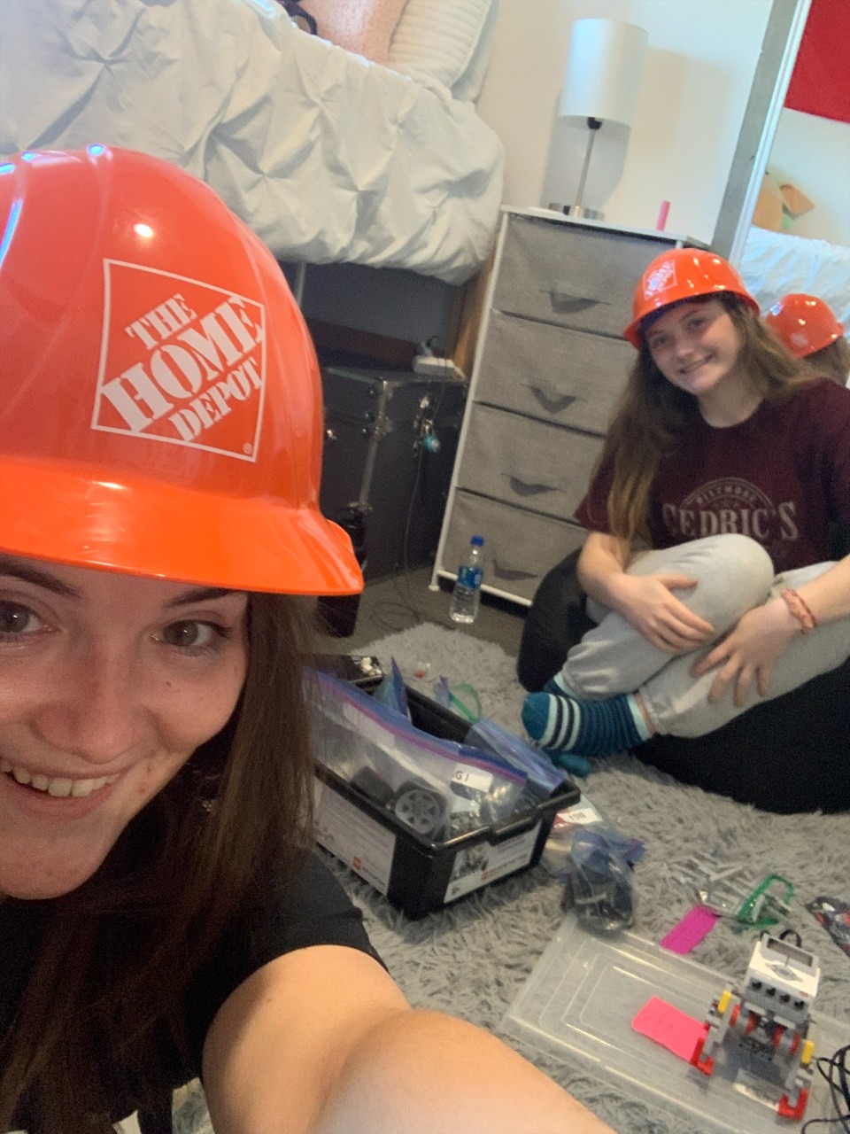 Two students in their dorm