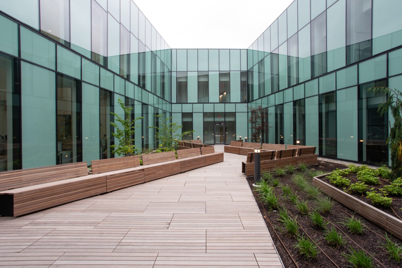 Interior view of the Lindner College of Business.