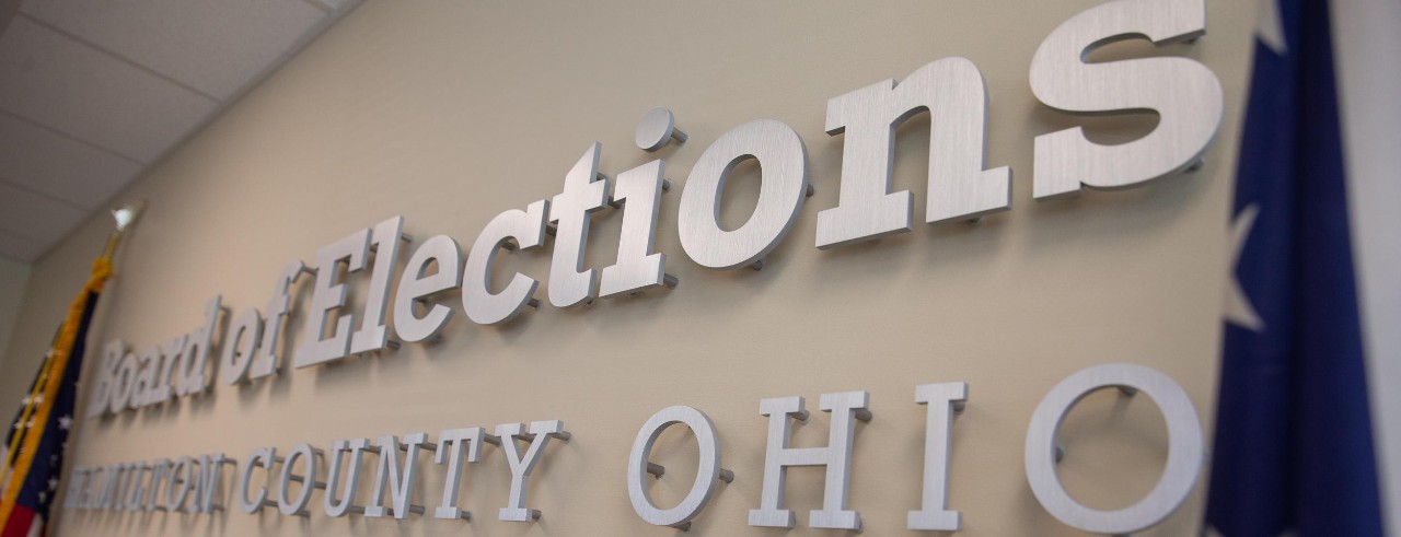 Hamilton Country Board of Elections signage