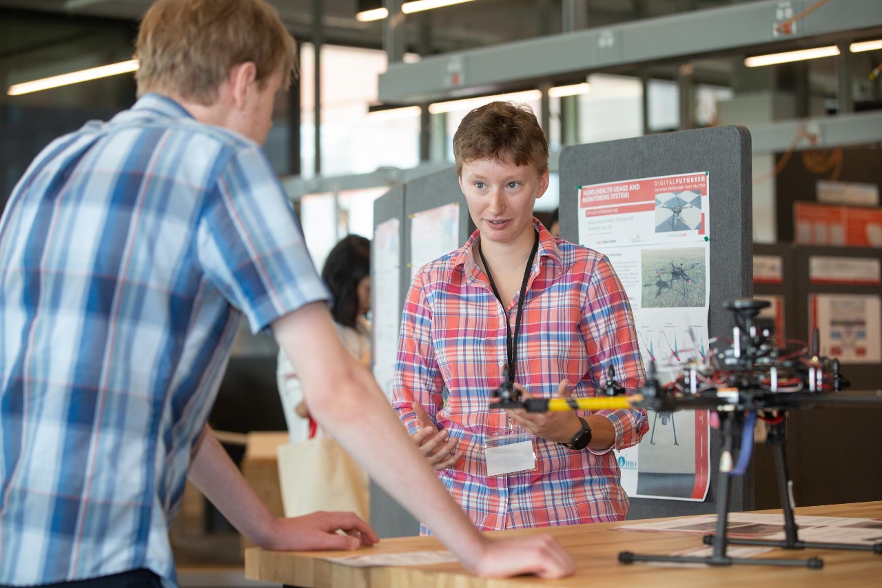 Grand Opening Ceremony of the Digital Futures building at the University of Cincinnati.