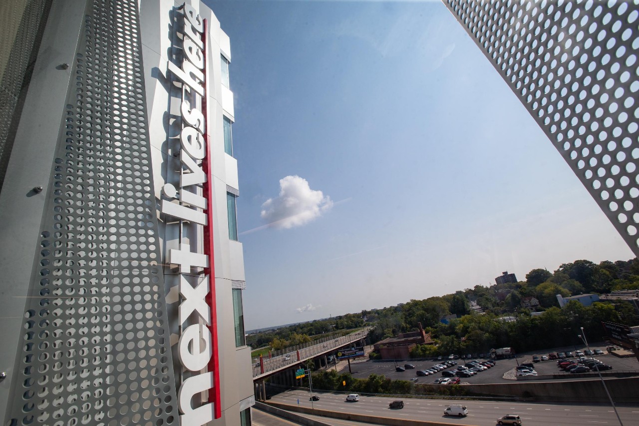 Interiors of the new Digital Futures building.