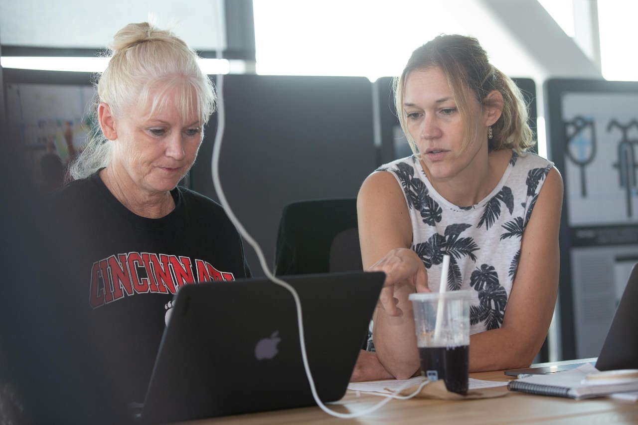 Interiors of the new Digital Futures building.
