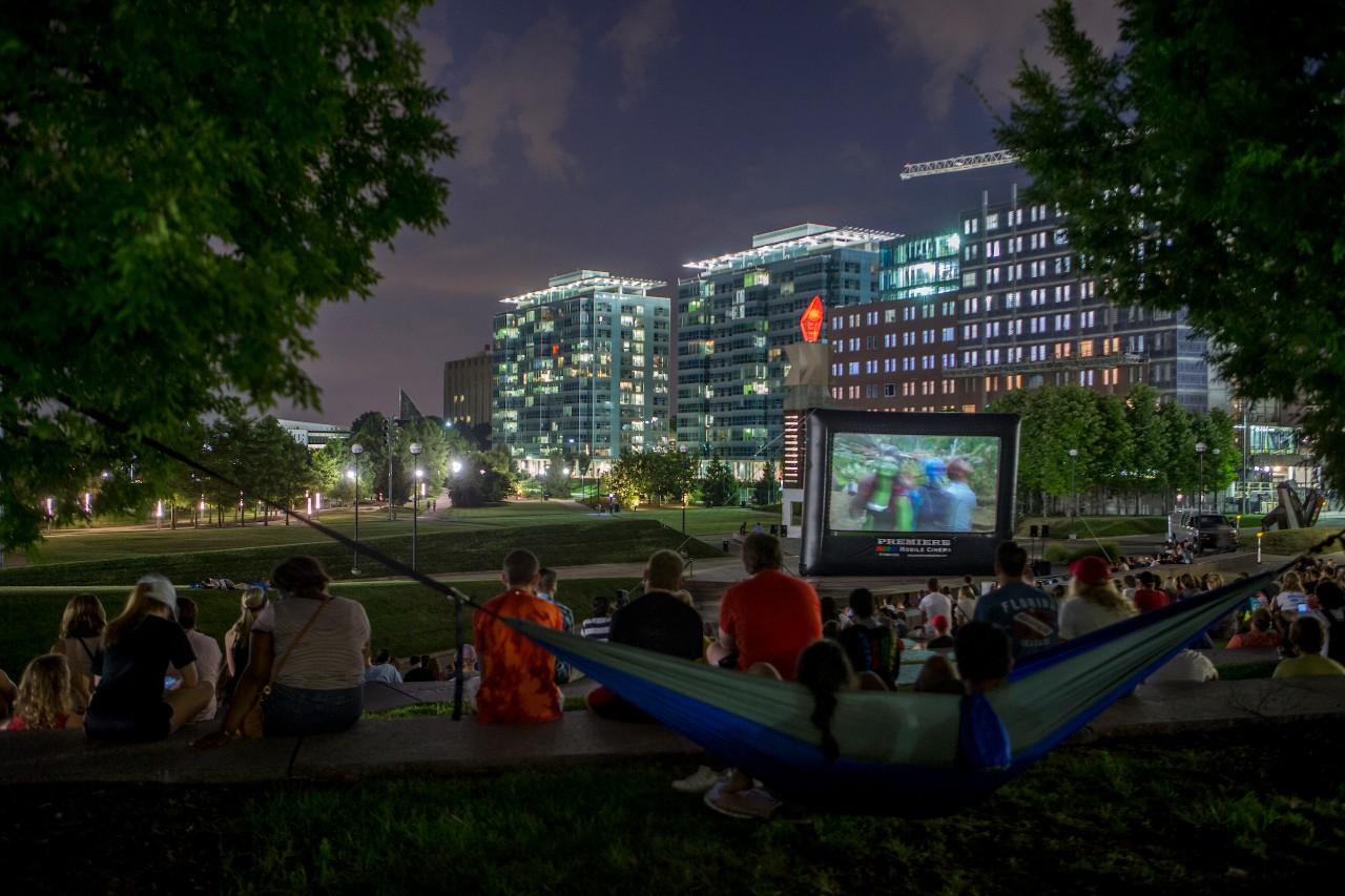 Outdoors, Fun
Drive In Movie on Sigma Sigma Commons during Welcome Weekend
