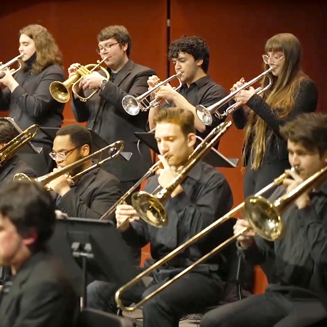 A promotional image for CCM Jazz Orchestra