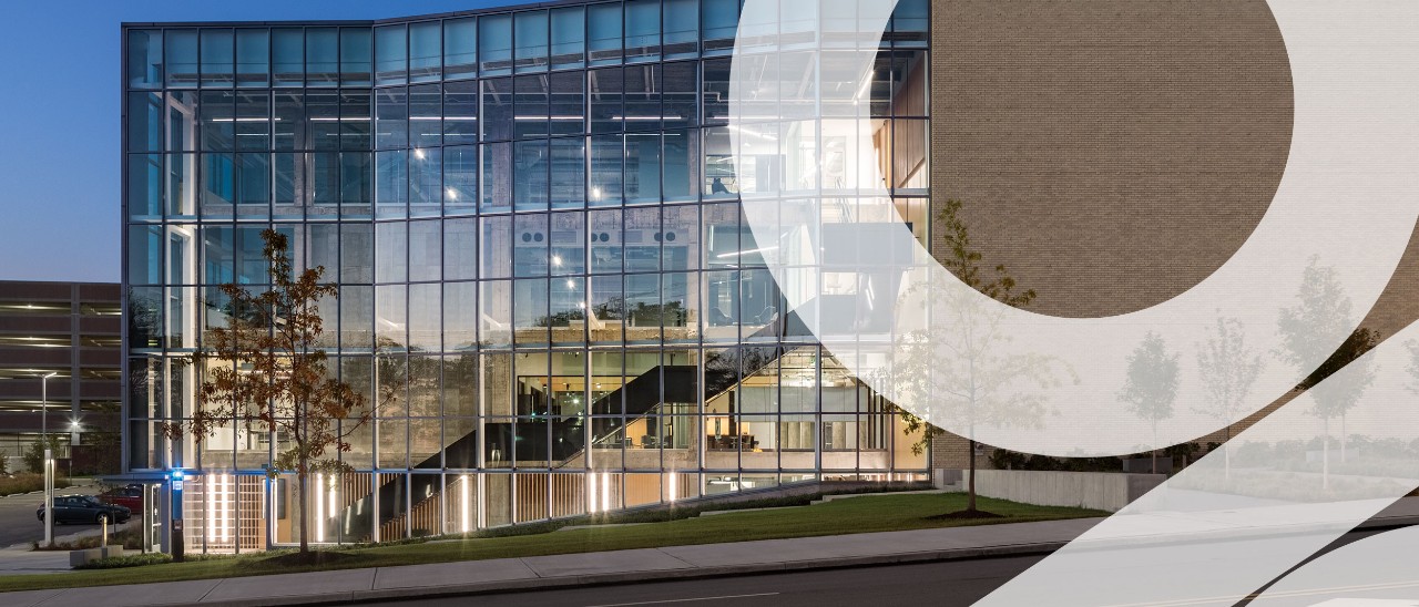 The exterior of the 1819 Innovation Hub.