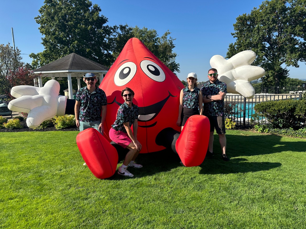 a photo of a golf ball on a putting green