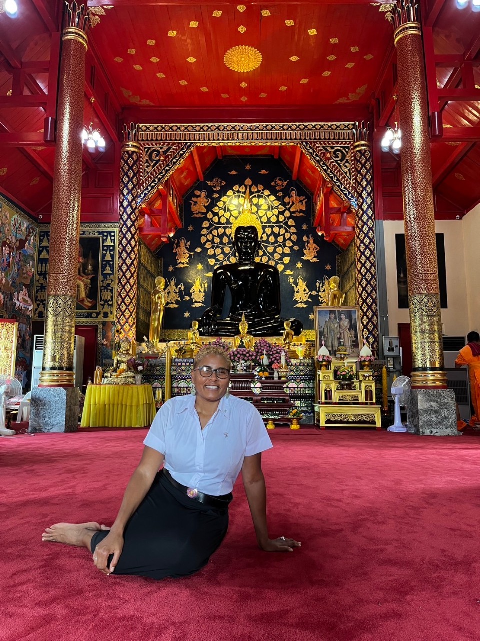 PaMela Godswill in Thailand completing her final semester of her Master's of Education degree. 