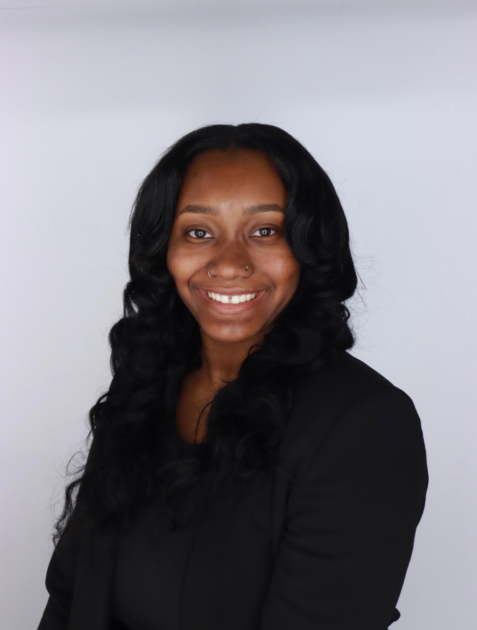 Senior Information Technology student Corin Manning, recipient of the Student Trailblazer Award during the 2024 Ruby & Onyx Gala. 