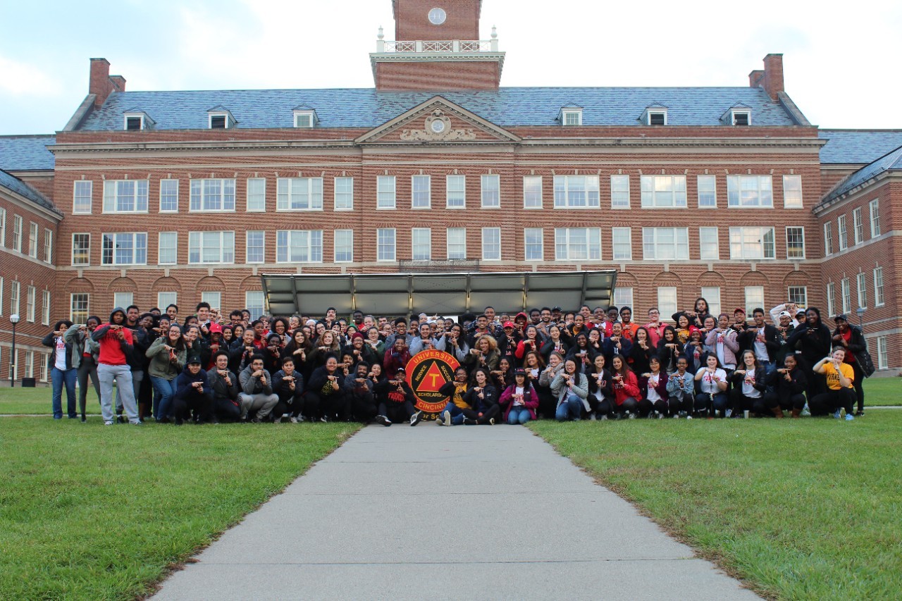 A recent group of Darwin T. Turner Scholars at the University of Cincinnati. 