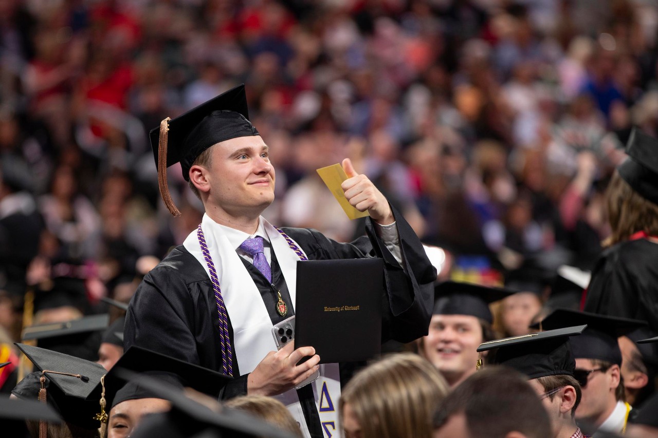University of Cincinnati celebrates its Spring 2024 Commencement.